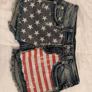 Miss Me Sequin Shorts